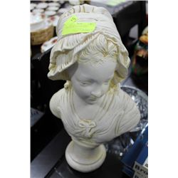 VINTAGE 20" PLASTER BUST