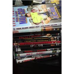 PACK OF 13 DVD'S