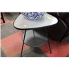 Image 1 : SHOWHOME SMALL METAL AND GLASS END TABLE