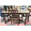 Image 1 : VINTAGE EDWARDIAN TABLE AND CHAIRS