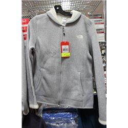 NORTHFACE ZIP-UP HOODY ON CHOICE: LARGE LT GREY
