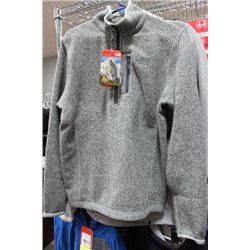 NORTHFACE ZIP-UP HOODY ON CHOICE: SMALL  GREY