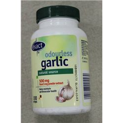 BOTTLE OF 300 ODOURLESS GARLIC SOFT GELS