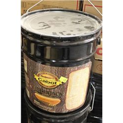 5 GALLON PAIL OF TIMBER JACK AUTUMN LEAF LOG