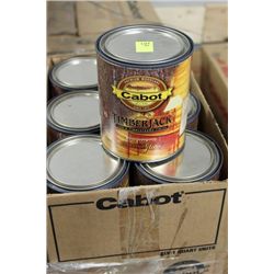 CASE OF 6- 1 QT CANS OF BIRCH BARK  LOG