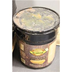 5 GALLON PAIL OF FRESH SWAN LOG AND