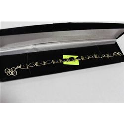 MARKED 925 ONYX BRACELET