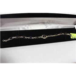 925 AMETHYST STERLING SILVER BRACELET