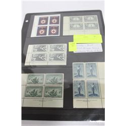 SHEET OF CANADA MINT CORNER BLOCKS