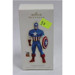 HALLMARK KEEPSAKE ORNAMENTS "CAPTAIN AMERICA" X4