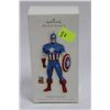 Image 1 : HALLMARK KEEPSAKE ORNAMENTS "CAPTAIN AMERICA" X4