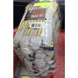 PACK 12 WINTER LINED WORK GLOVES