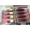 Image 1 : PACK OF 4 NEW HEAVY DUTY RATCHET STRAPS