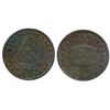 Image 1 : Breton #728, UC-10 1821 Upper Canada issue.  F15 for grade with slight bend.