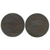 Image 1 : Breton #728, UC-10 1821 Upper Canada issue.  F15 for grade.