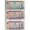 Image 1 : Canadian Banknote Lot;  includes 1900, 1923 25¢ Shinplasters, 1937 $1, 1954 $1(2), 1967 $1(4), 1973 