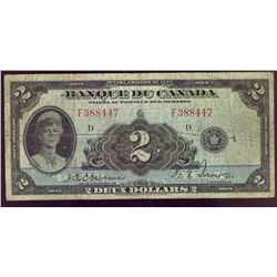 1935 $2 BC-4 #F388447,  PMG F15.