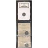 Image 1 : Nfld 1872H 5¢ F15, 1881H VG10 both ICCS graded & 1882H F12 NGC.  Lot of 3 coins.