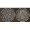 Image 1 : Nfld 1873 5¢.  Nice Abt Fine issue.