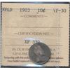 Image 1 : Nfld 1903 10¢ ICCS VF30.