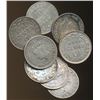 Image 1 : Nfld 1903 10¢, 1917c, 1919c(2), 1940(2), 1941c & 1944c.  Lot of 8 coins VG to EF.