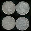 Image 1 : Nfld 1881H 20¢ & 1882H.  Lot of 2 coins F to VF.