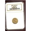Image 1 : Nfld 1872 $2 Gold NGC AU53.  Light remaining lustre.