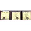 Image 1 : 1858 5¢ LD, 1880H Obv 3 & 1884 Nr.  Lot of 3 coins ICCS G4 to G6.