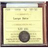 Image 1 : 1858 5¢ Large Date ICCS VF30.