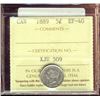 Image 1 : 1889 5¢ ICCS EF40.