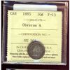 Image 1 : 1885 10¢ Obv 4 ICCS F15.