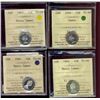 Image 1 : 1959 10¢, 1963, 1965 & 1966 ICCS PL66.  Cameo to Heavy Cameo designations.  Also includes 1967 NGC P
