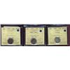 Image 1 : 1968 10¢ Silv, 1969 Sml Dt & 1972 ICCS MS66.  Lot of 3 coins.