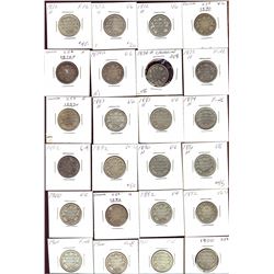 1870 25¢ to 1901 Lot;  includes 1870, 1872H(4), 1874H(4), 1881H, 1883H(2), 1890H(2), 1892(4), 1894,