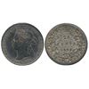 Image 1 : 1875H 25¢ ICCS EF40.  Nice key issue designated with planchet flaw.  Not so distracting.
