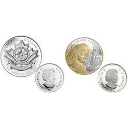 RCM Lot;  includes 2008 Limited Edition Silver Dollar - 90th Anniversary of the end of WWI - Poppy D