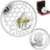 Image 1 : RCM Lot;  includes 2013 $3 Fine Silver Coin - Animal Architects - Bee & Hive.  Lot of 3 coins all in