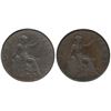 Image 1 : Great Britain;  includes 1926 Penny Type 1 AU & Type 2 F/VF.