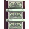 Image 1 : 1937 $1 BC-21d #HN1243680-682, PCGS Gem UNC65PPQ.  Lot of 3 consecutive notes.