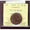 Image 1 : 1900H 1¢ ICCS MS64RB.