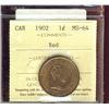 Image 1 : 1902 1¢ ICCS MS64RD.