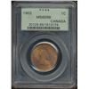 Image 1 : 1902 1¢ PCGS MS65RB.