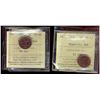Image 1 : 2006 1¢ Magnetic ICCS MS63. Damaged ICCS holder & 2006 Magnetic issue with ICCS MS64RD tag detached.