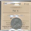 Image 1 : 1926 5¢ Far ICCS F12.
