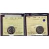 Image 1 : 1986 5¢ & 1990 ICCS MS65.  Lot of 2 coins.
