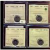 Image 1 : 2005P 10¢, 2006P, 2009 & 2010 ICCS MS66.  Lot of 4 coins.