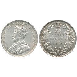 1929 25¢ lustrous AU55.