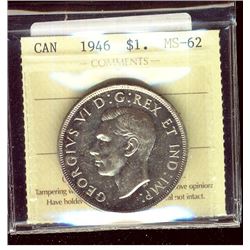 1946 $1 ICCS MS62.