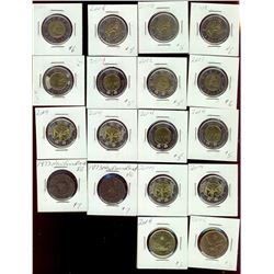 2008(3) $2, 2011(2), 2012, 2014(8), 2006 $1, 2014 & Nfld 1873(2) 1¢.
