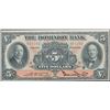 Image 1 : The Dominion Bank 1931 $5 021241, CH-220-24-02, PMG EF45.  Scarce grade.